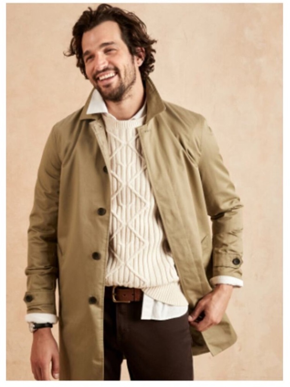 Men’s Banana Republic MAC Trench Jacket